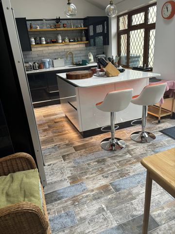 Wood-effect tiles: Boho