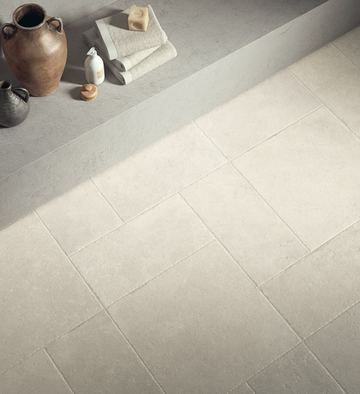 Multi-size floor tiles: Solstice