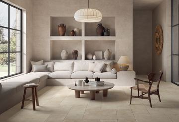 Multi-size floor tiles: Solstice