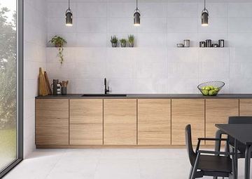Concrete-effect tiles: Smooth