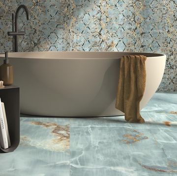 Large format tiles: Timeless Azzurro